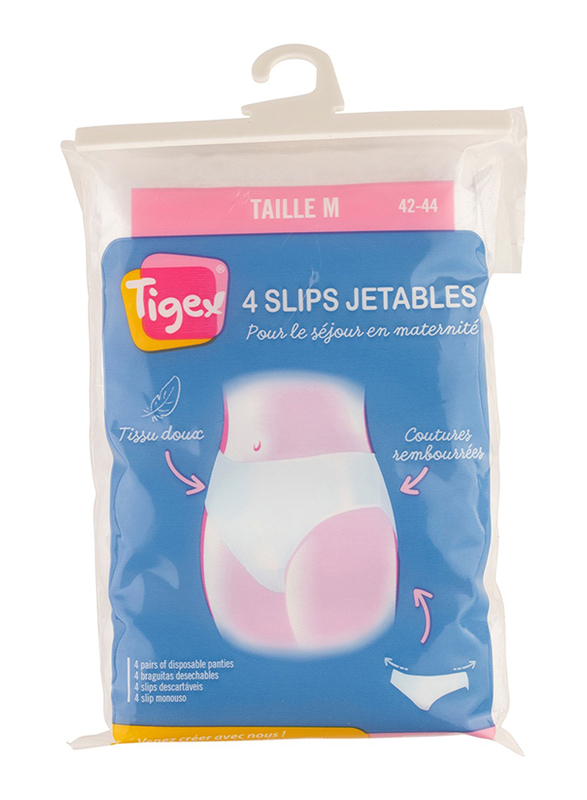 

Tigex Disposable Panties, Medium, 4 Pieces