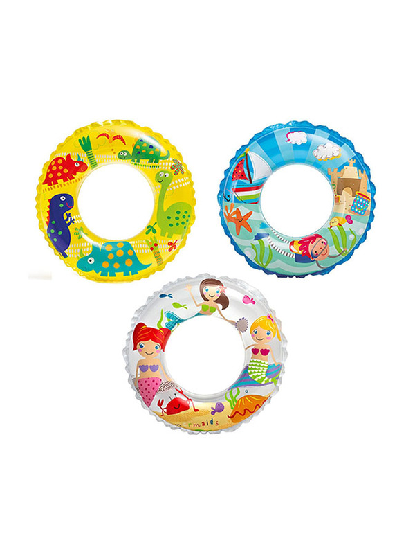 

Intex Ocean Reef Transparent Rings Beach Toy, 3 Pieces, Ages 6 to 10 Years