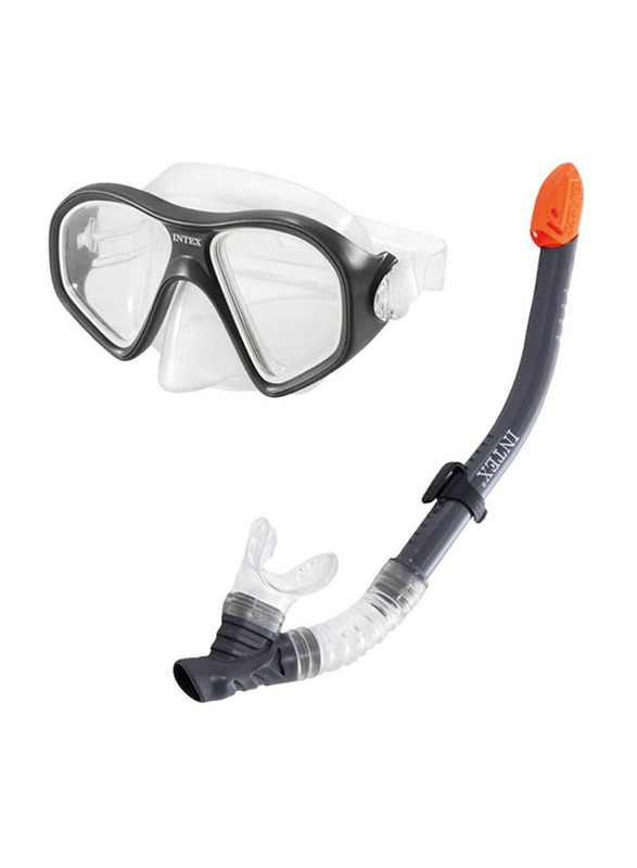 

Intex Reef Rider Swim Set, 2 Pieces, Black/Clear
