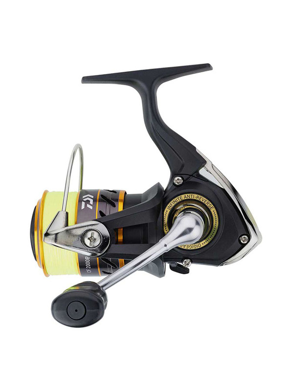 

Daiwa Jigging Spinning Fishing Reel, Bg-2000, Black