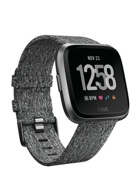 

Fitbit Versa (NFC) Woven Smartwatch, Grey
