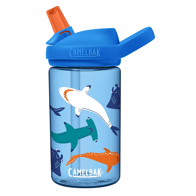 

Camelbak Eddy Kids Shark Squad Water Bottle, 3+ Years, 14oz, Multicolour