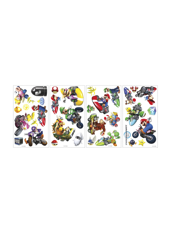 

Roommates Mario Kart Wii Wall Decals, Multicolor