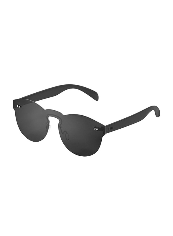 

Ocean Glasses Ibiza Rimless Round Smoke Space Flat Frame Grey Sunglasses Unisex, Smoke Lens