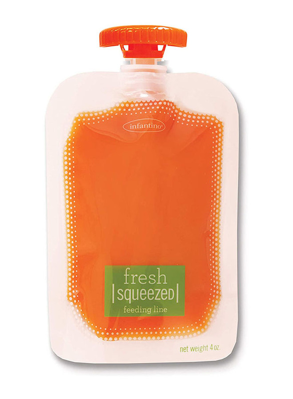 

Infantino Squeeze Pouches, 50 x 4oz Pouch, Clear