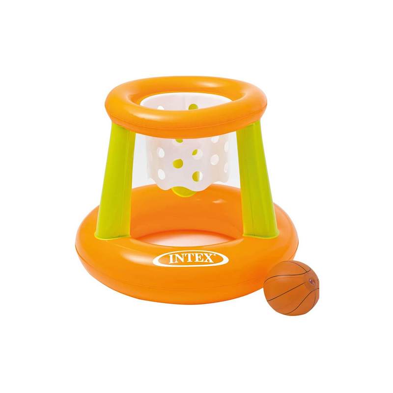 

Intex Water Basketball Game Set with Floating Basketball Hoop, Yellow/Orange