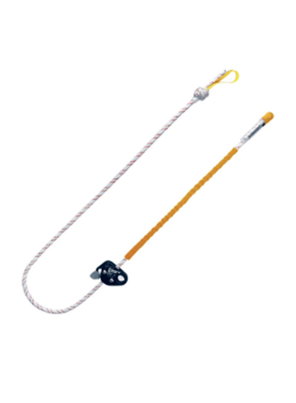 

Singing Rock Site Static with Locker Lanyard Sling, 11mm x 2Meter, White/Black