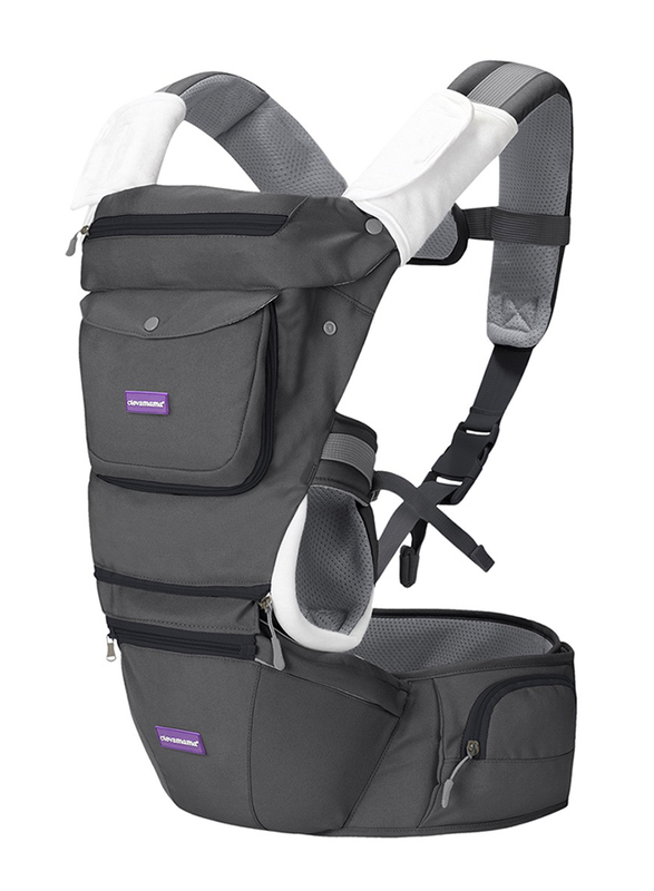 

Clevamama Hip Healthy Baby Carrier, Grey