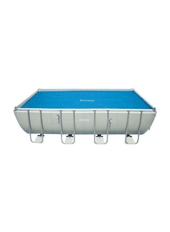 

Intex Solar Rectangular Cover Frame Pool, 18-Feet, Blue