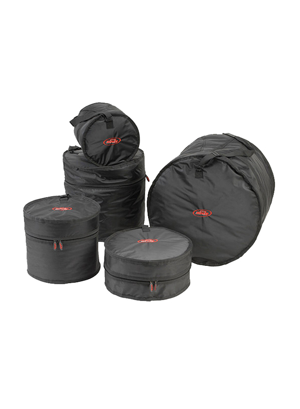 SKB Drum Gig Bag Set, 4 Pieces, Black