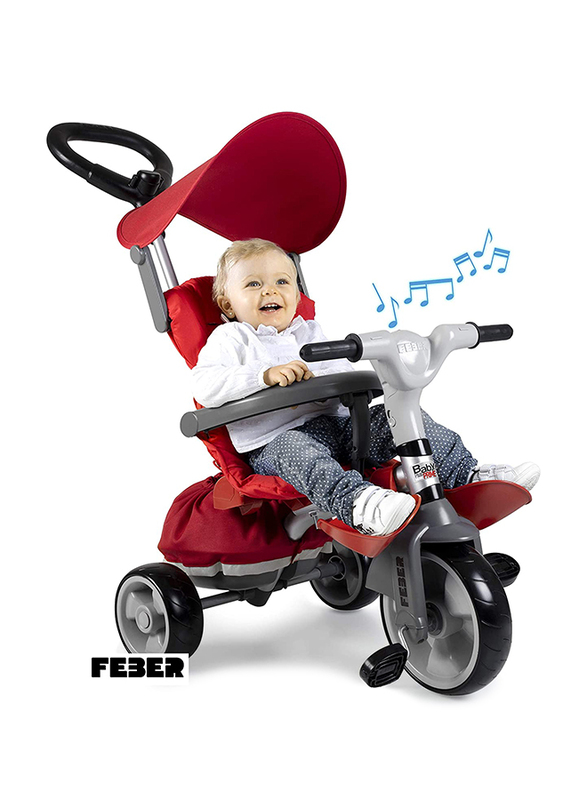 

Feber Trike Baby Plus Music Prime C20, Red
