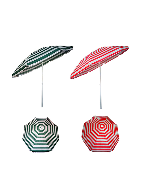 

Procamp 2-Meter TNT Beach Umbrella, Multicolour