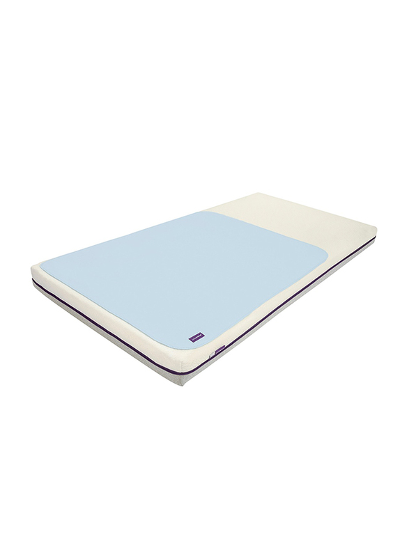 

Clevamama Tencel Toilet Training Sleep Mattress, 70 x 90cm, Soft Blue