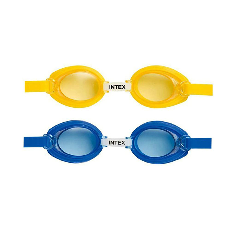 

Intex Entry Level Clear View Adjustable Swimming Goggles, 2 Piece, Multicolour