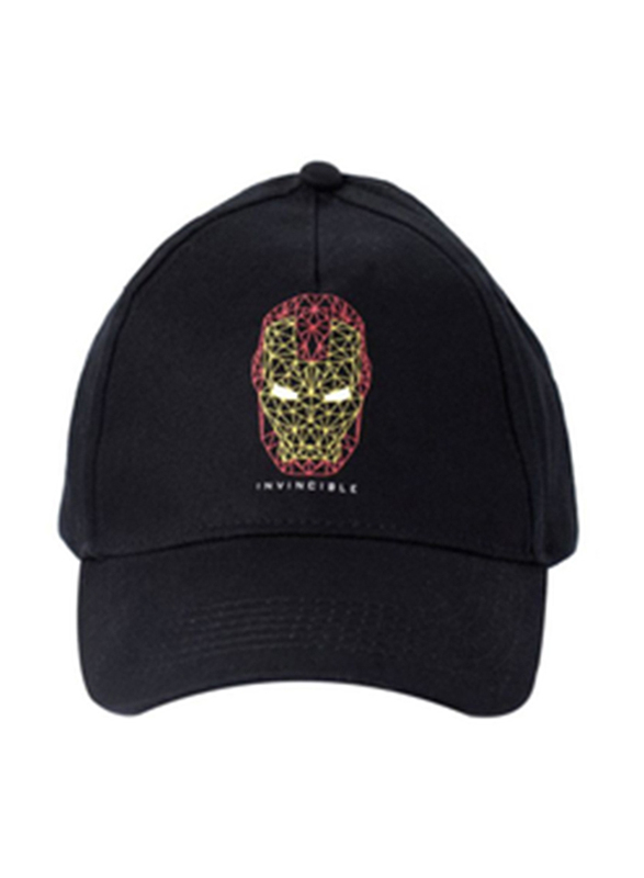 

Marvel Ironman Cap for Mens, TRHA5614, Black