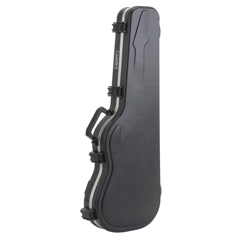 

SKB Shaped Standard Electric Hardshell Guitar Case with TSA Latch, Black