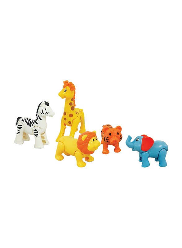

Kiddieland Safari Kingdom Toys, 5 Pieces, Ages 6m+