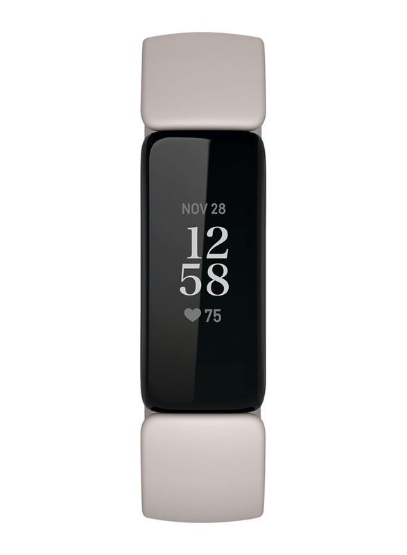 

Fitbit Inspire 2 Fitness Tracker Watch, Black Case with Lunar White Band