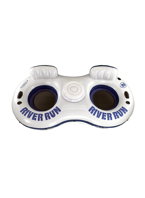 

Intex River Run II Inflatable Swim Tube, Blue/White