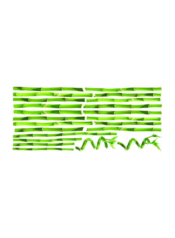 

Roommates Bamboo Peel and Stick Wall Decals, Green/White