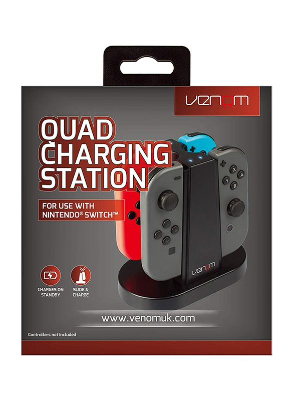 Venom Charging Station for Nintendo Switch, Black