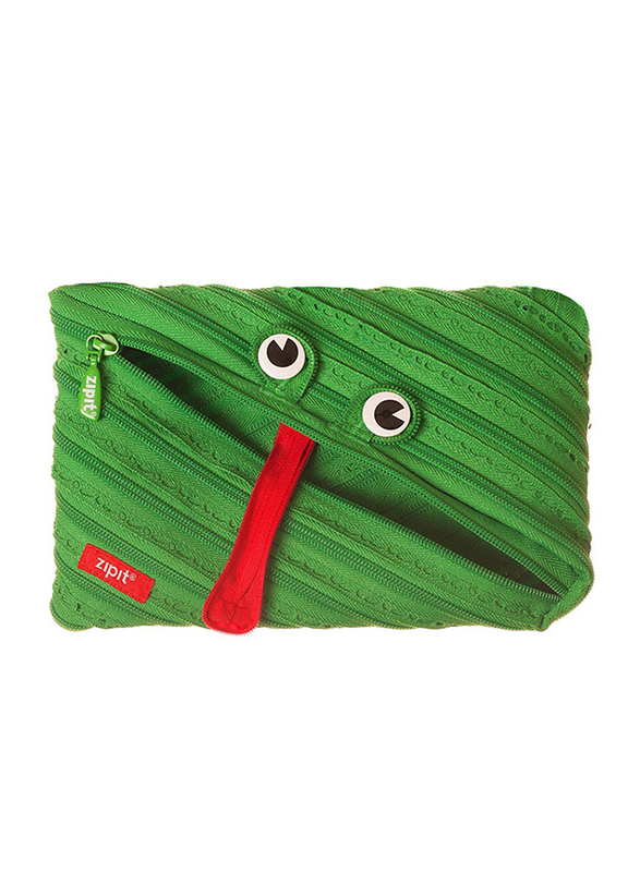 

Zipit Frog Animal Jumbo Pouch for Kids, Fresh Green
