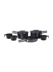 Vango Non-Stick 4 Person Cook Kit, 18 x 18 x 10cm, Black