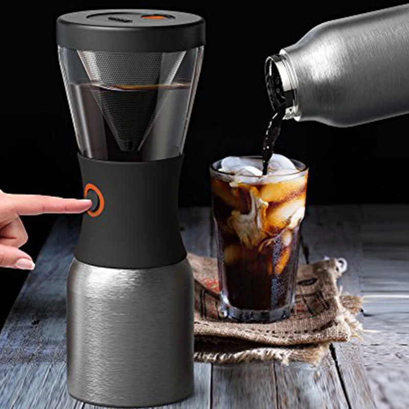 Asobu Coldbrew Insulated Portable Brewer, Silver