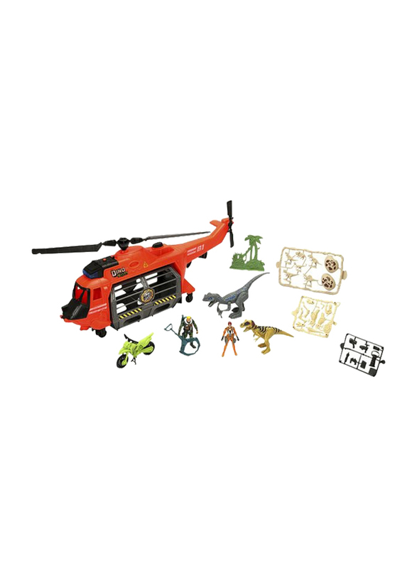 

Chapmei Dino Valley 6 Big Jaw Copter Playset, 10 Pieces, Ages 3+