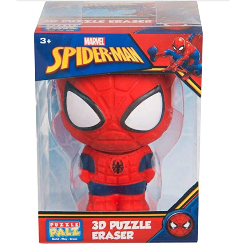 

Puzzle Palz Marvel Spider-Man 3D Puzzle Eraser Toy, Ages 3+