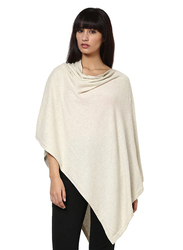 Pluchi Rosette Maternity Poncho, Off White