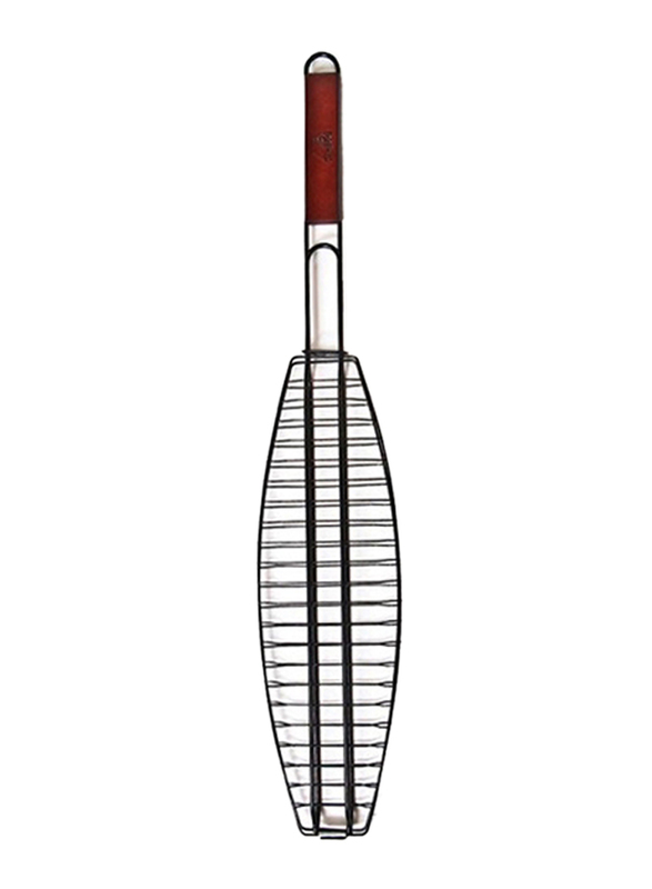 

Procamp Fish Grill Basket, Black/Brown