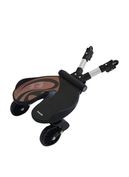 Bumprider Ride-On Board Toddler Stroller, Brown