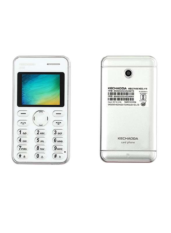 

Kechaoda K116 Plus 32MB Silver, 32MB RAM, 2G GSM, Dual Sim Normal Mobile Phone