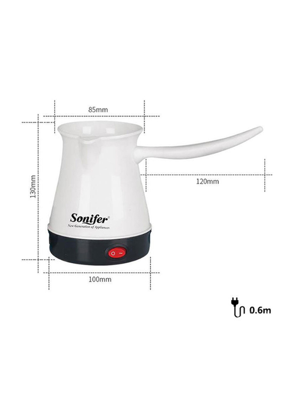 Sonifer Turkish Coffee Maker, 500W, SF-3503, White/Black