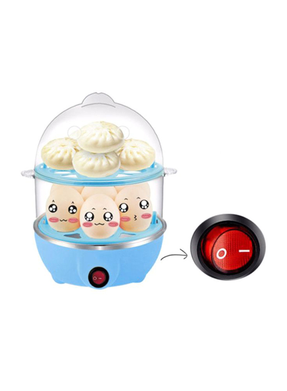 

Unbranded Multifunctional Automatic Double Layer Egg Boiler, PO12363, Multicolor
