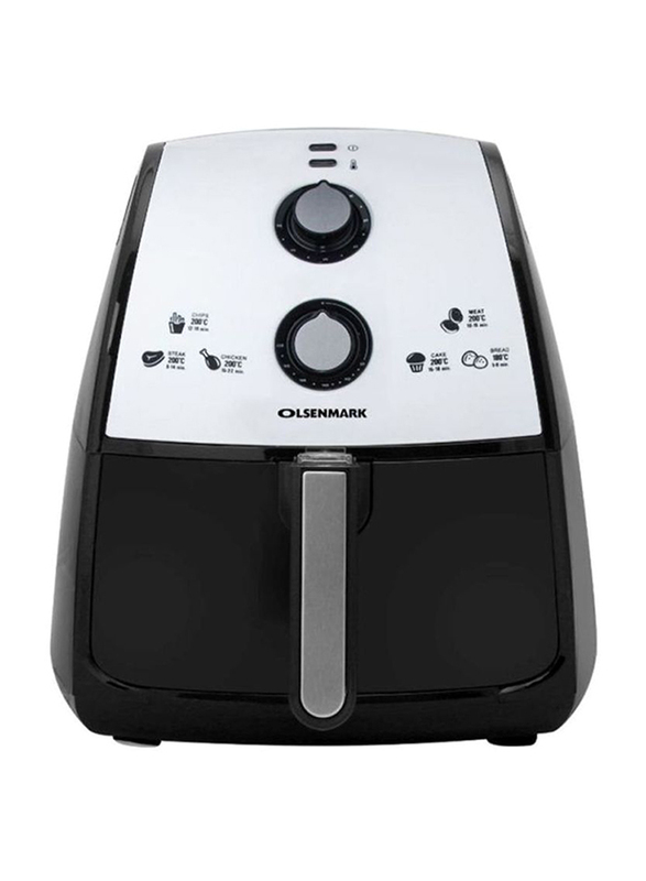 

Olsenmark 4L Air Fryer, 1500W, OMAF2254, Black/White