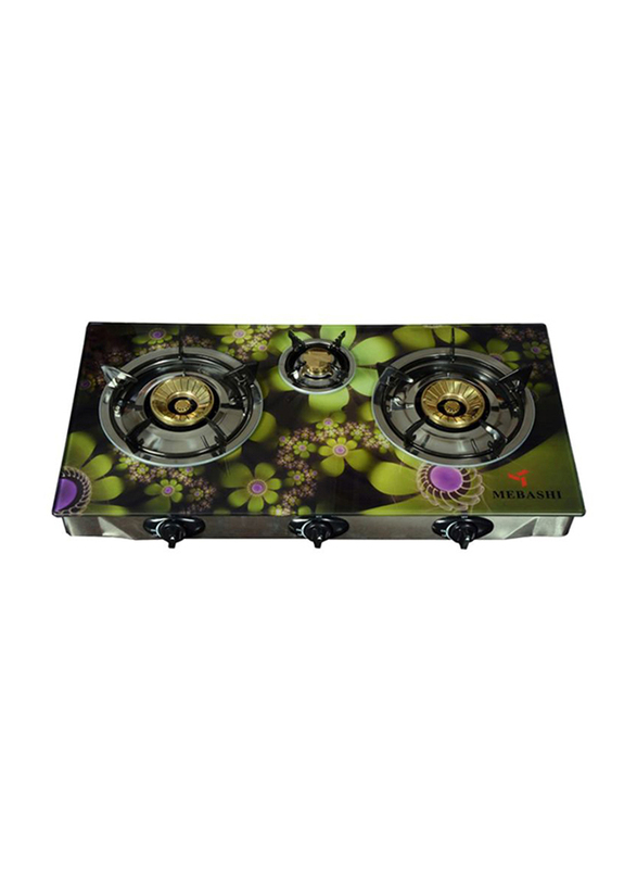

Mebashi 3 Burner Gas Stove, ME- GS1001, Multicolour