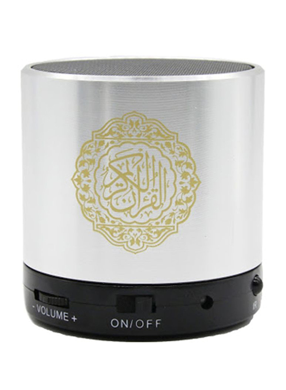 

Unbranded SQ200 Quran Portable Bluetooth Speaker with Remote, 6cm, Silver/Black