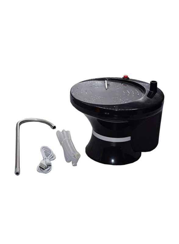 

EzzySo Rechargeable Electric Water Pump Dispenser, S80-CSP, Black/Silver