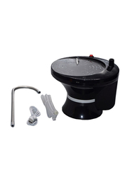 EzzySo Rechargeable Electric Water Pump Dispenser, S80-CSP, Black/Silver