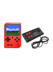 400 Classic Games Retro Handheld Console with Wired Gamepad, Red