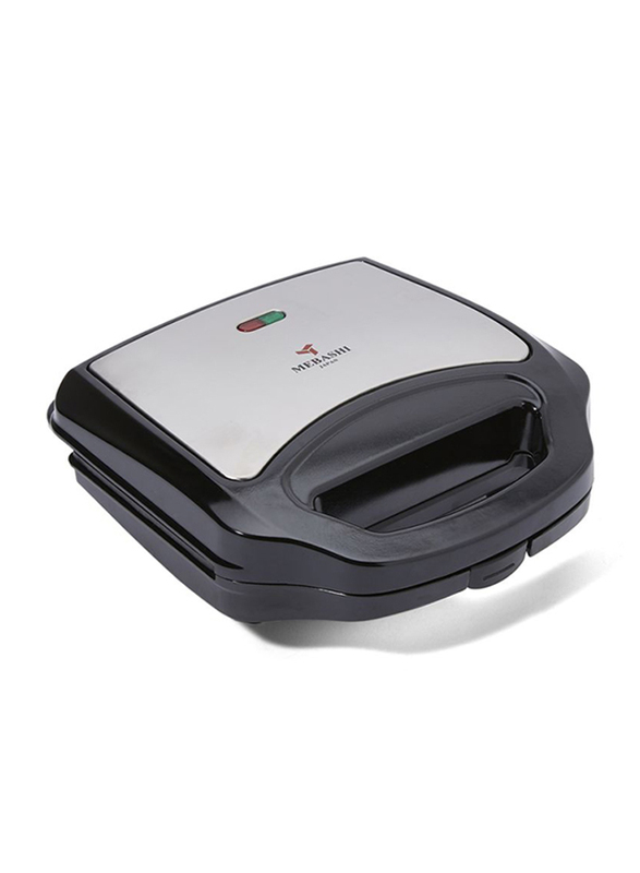 

Mebashi 2 Slice Sandwich Maker, 700W, ME-SW1002B, Black/Silver