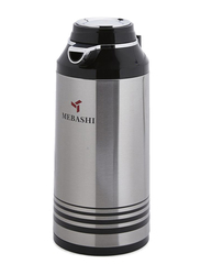 Mebashi 1.3 Ltr Vacuum Flask, Steel/Black
