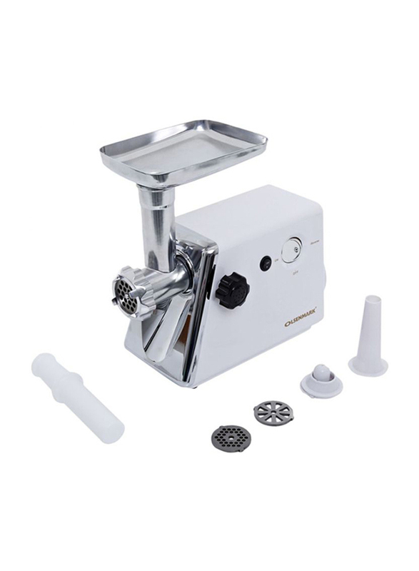 

Olsenmark Meat Grinder, 1200W, OMMG2110, Silver/White