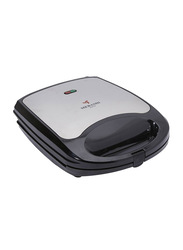 Mebashi 4-Slice Sandwich Maker, 1100W, ME-SW1003B, Black/Silver