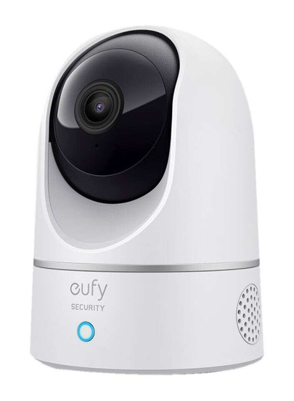 

Eufy 2K Pan & Tilt Indoor Security Camera, 2 MP, White/Black
