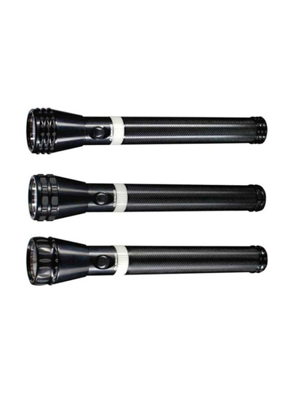 

Olsenmark Rechargeable LED Flashlight Set, 3-Piece, Black