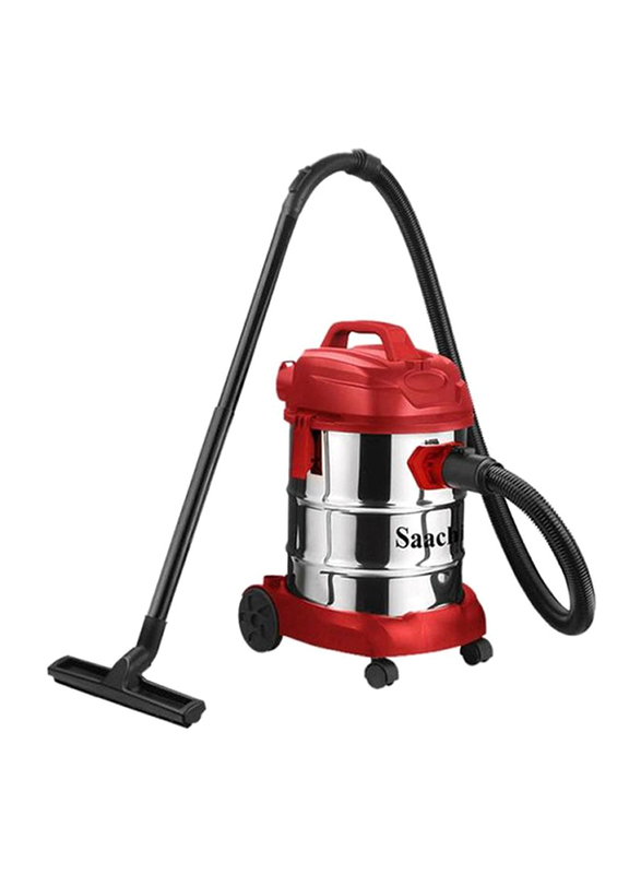

Saachi Wet & Dry Vacuum Cleaner, 1380W, NL-VC-1105, Silver/Red/Black