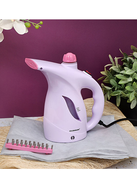 Olsenmark Handy Garment Steamer, 880W, OMGS1758, Purple/Pink